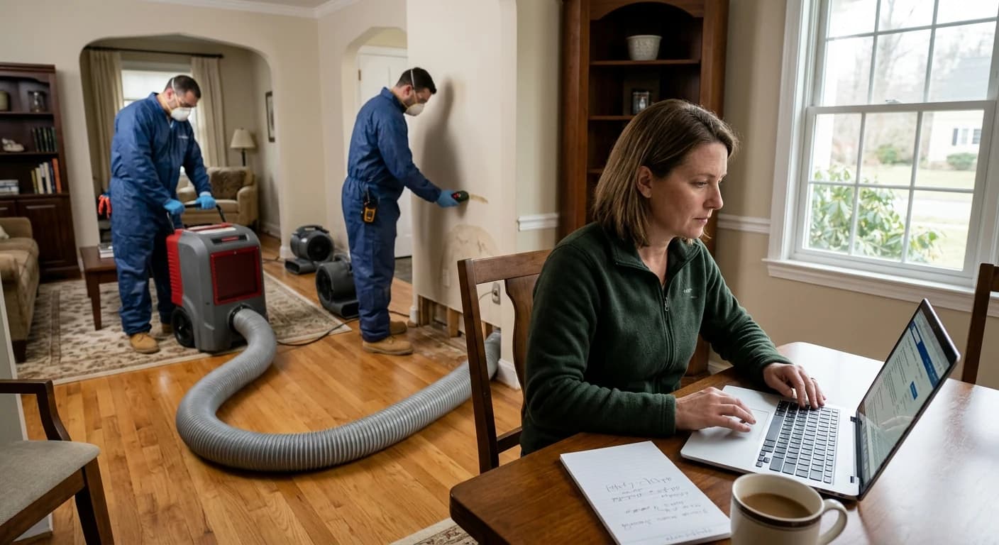 Professional water damage restoration work - How do I verify a company's reputation?